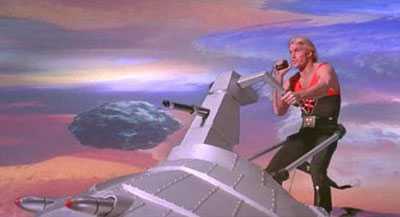 Sam Jones en una escena de FLASH GORDON